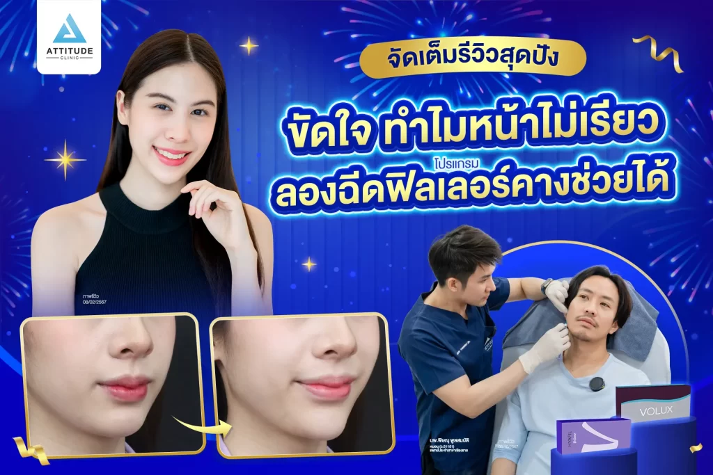 รวมรีวิวโปรแกรมฉีดฟิลเลอร์คางสุดปัง หมดปัญหากวนใจ เลิกสงสัยทำไมหน้าไม่เรียว